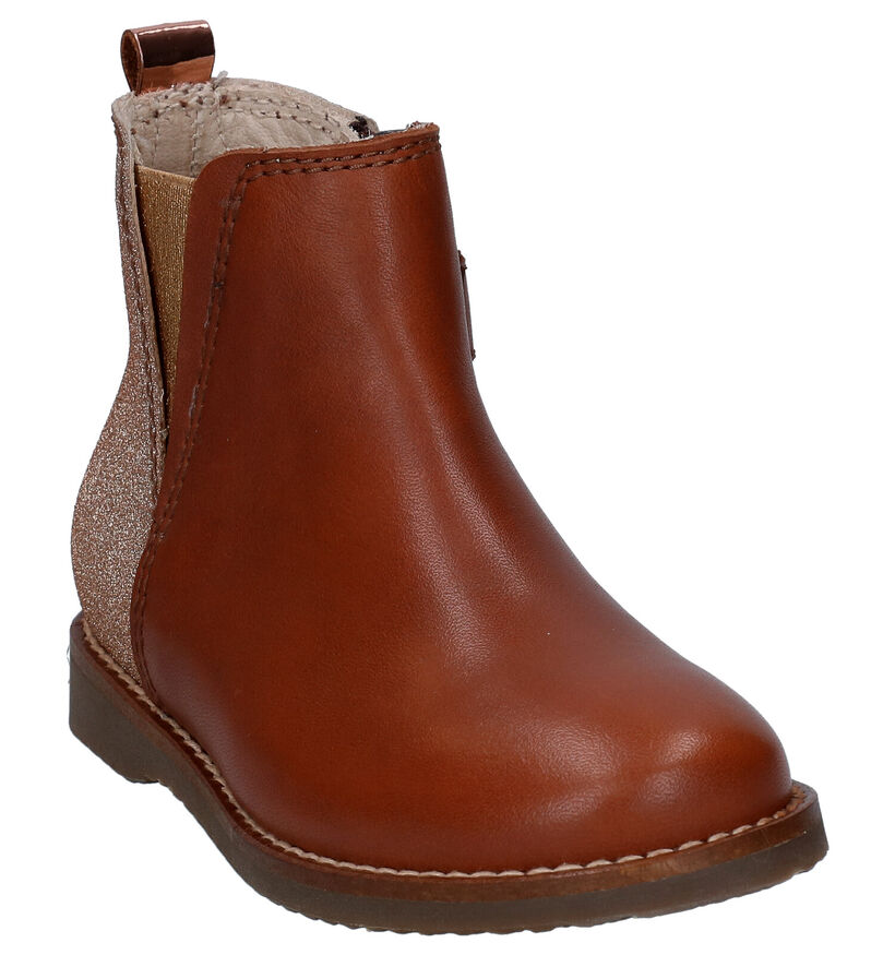 Beberlis Bottes courtes en Cognac pour filles (316139)