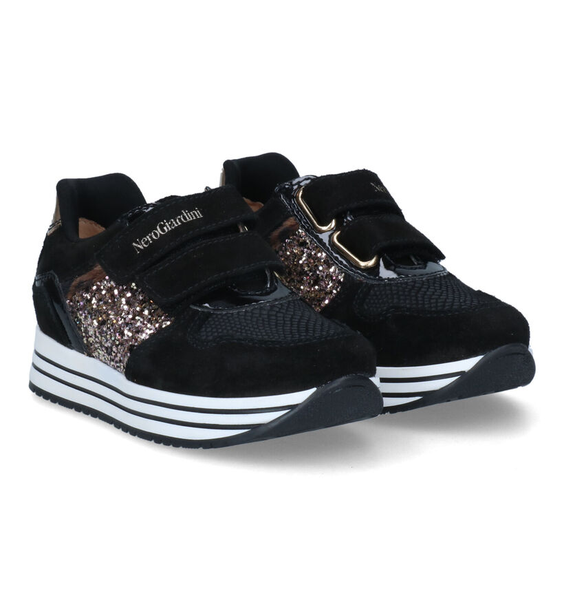 NeroGiardini Zwarte Sneakers voor meisjes (315941)