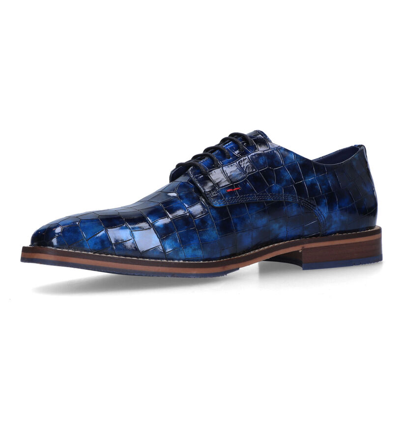 Bullboxer Chaussures classiques en Bleu pour hommes (331810) - pour semelles orthopédiques