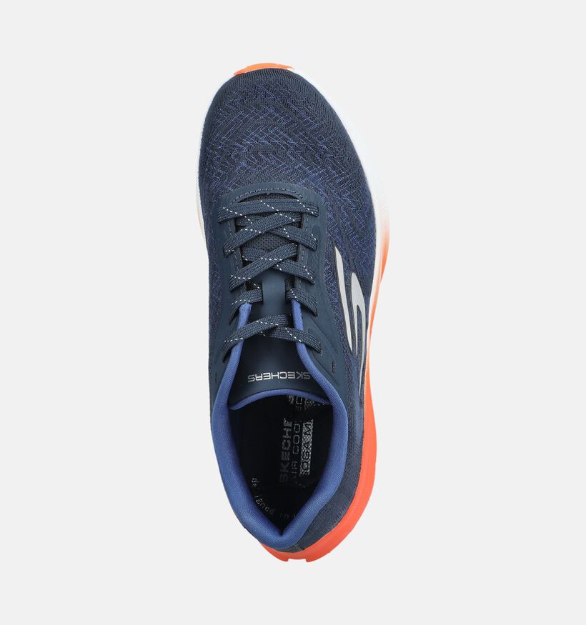 Skechers Aero Spark Baskets basses en Bleu fonc&eacute; pour gar&ccedil;ons, filles (377114)