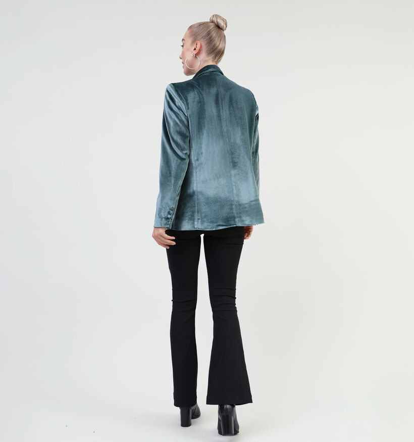 Vila Cam Groene Velours blazer voor dames (332550)