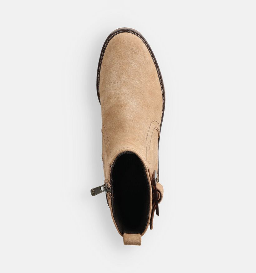 Marco Tozzi Beige Enkellaarzen voor dames (362549)
