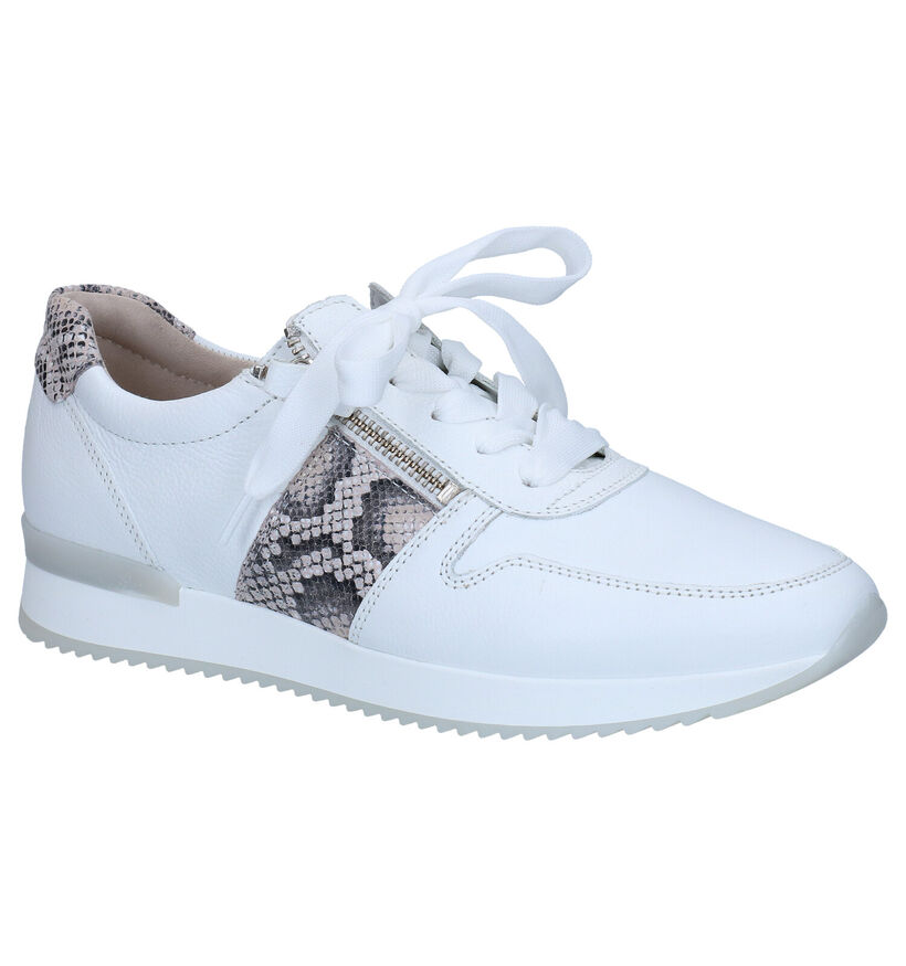 Gabor Best Fitting Chaussures à Lacets en Blanc en cuir (285034)