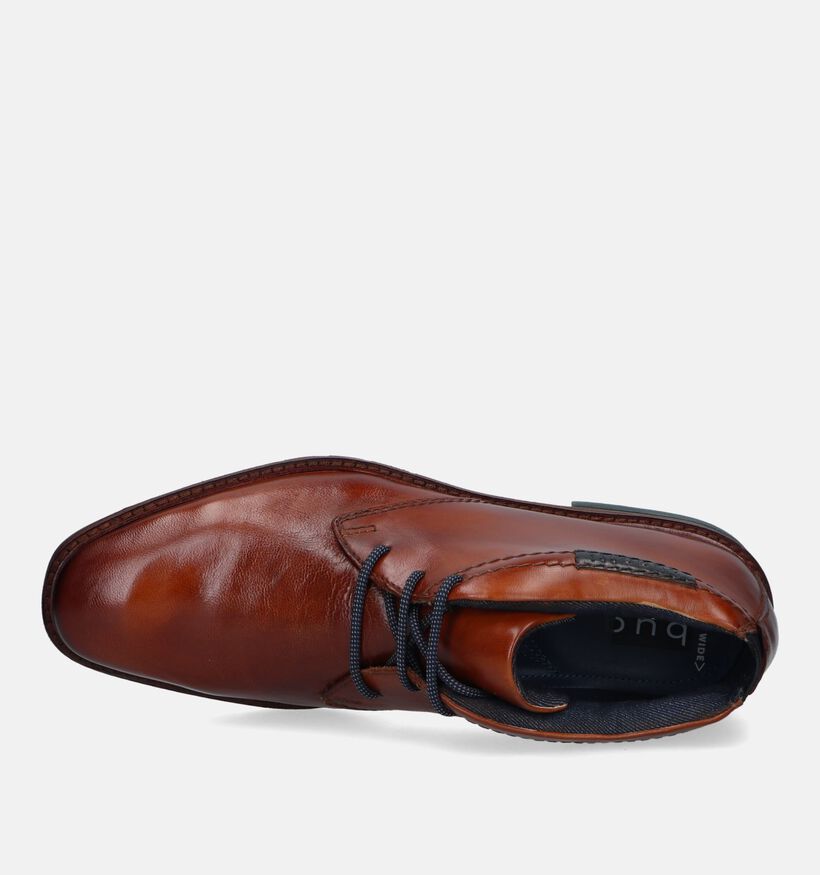 Bugatti Merlo Chaussures classiques en Cognac pour hommes (331011)