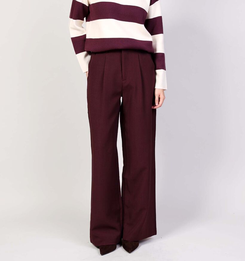 SISTERS POINT Great Bordeaux Geklede Broek voor dames (371979)