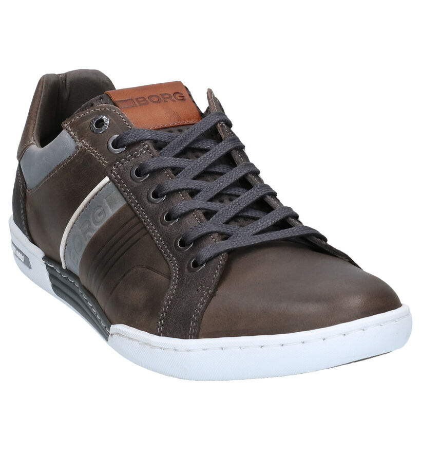 Björn Borg Coltrane Chaussures à Lacets en Cognac en cuir (266972)