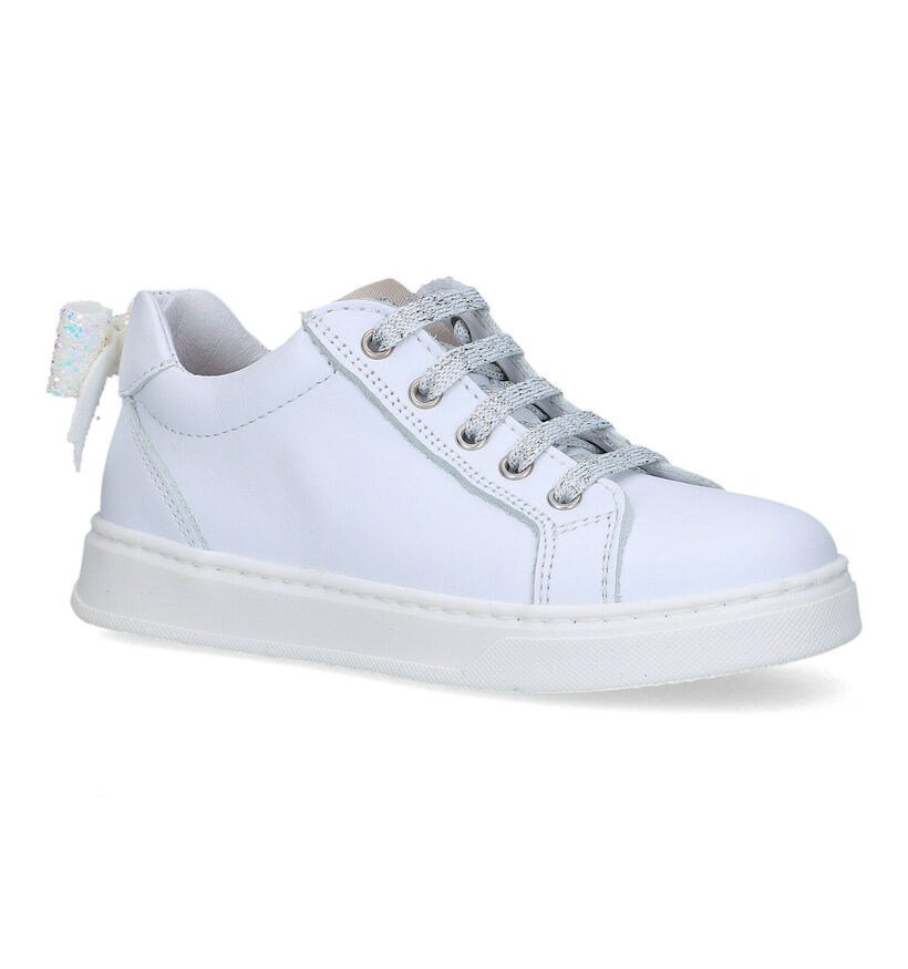 Lunella Witte Sneakers voor meisjes (320453) - geschikt voor steunzolen