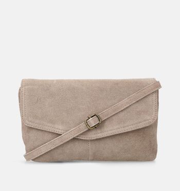 DSTRCT Sacs port&eacute; crois&eacute; Beige/Cognac/Vert