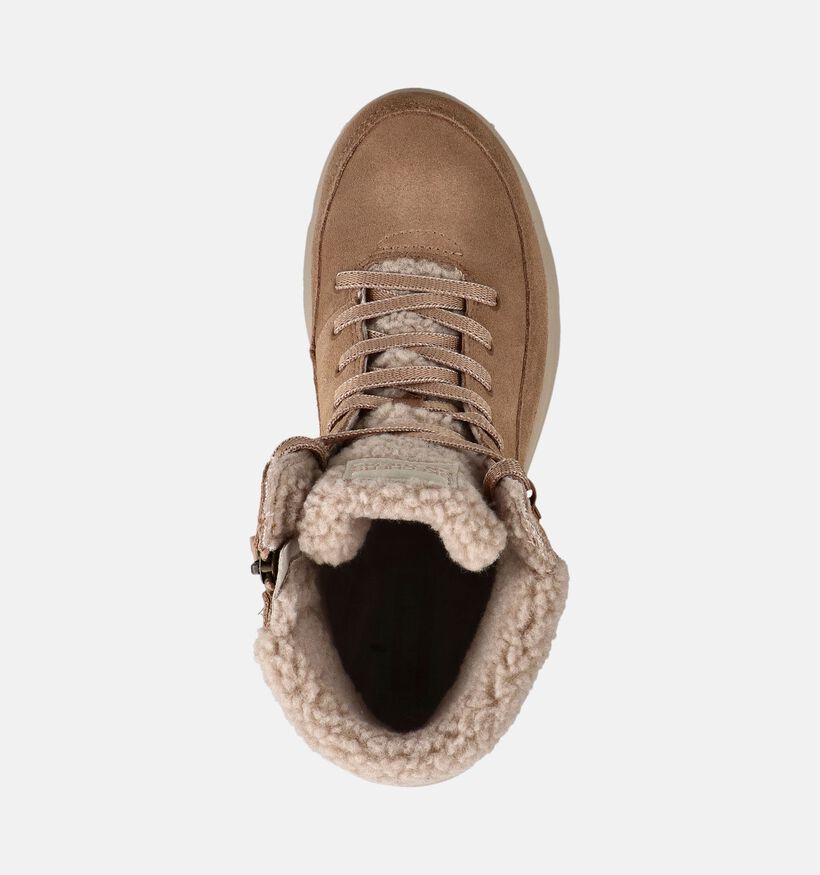 Skechers Glacial Ultra Bruine Boots voor dames (378102)