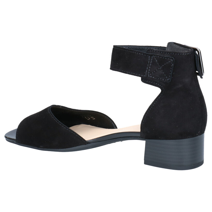 Gabor Best Fitting Sandales en Noir en nubuck (271745)