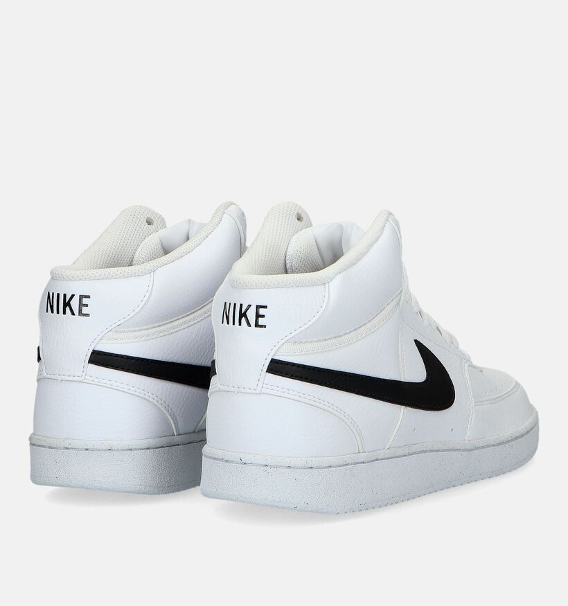 Nike Court Vision Mid Next Nature Baskets en Blanc pour hommes (325146)