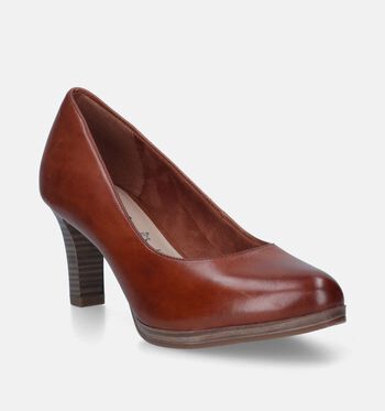 Tamaris Escarpins Noir/Or/Cognac