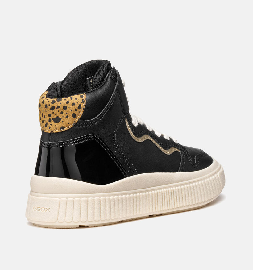 Geox Laquinny Chaussures hautes en Noir Geox Laquinny Chaussures hautes en Noir pour filles (360340) - pour semelles orthopédiques