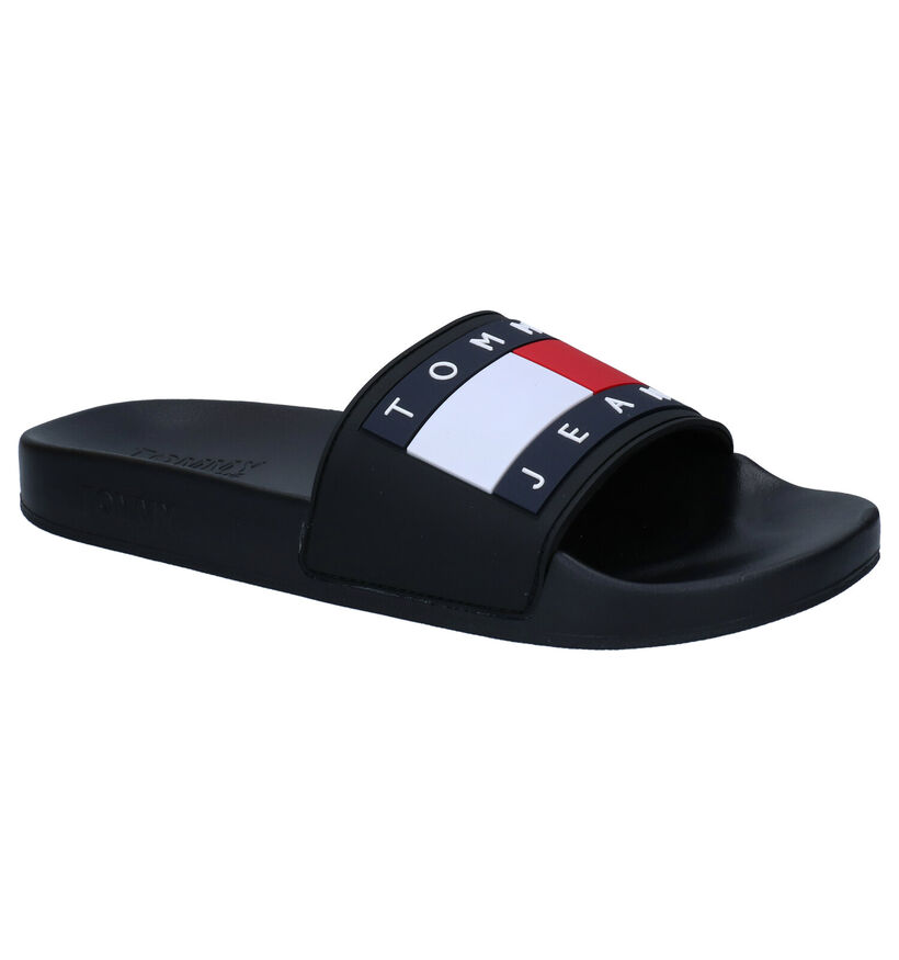 Tommy Hilfiger Blauwe Badslippers in kunststof (285341)