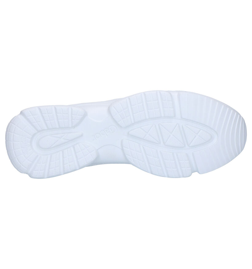 Witte Lage Sneakers Gabor Best Fitting in daim (271551)