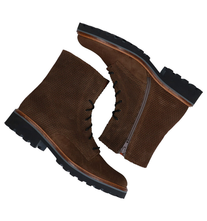 Brako Bottines en Brun foncé en nubuck (283744)