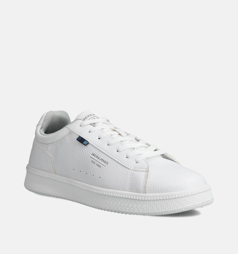 Jack & Jones Haven Tumble Witte Veterschoenen voor heren (362874) - geschikt voor steunzolen