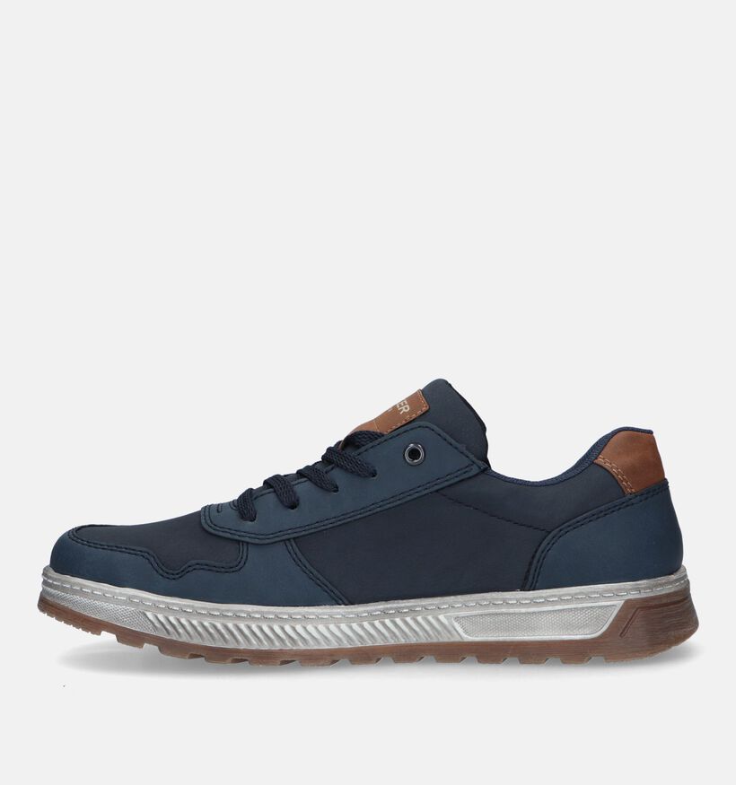 Rieker Blauwe Veterschoenen voor heren (344396)