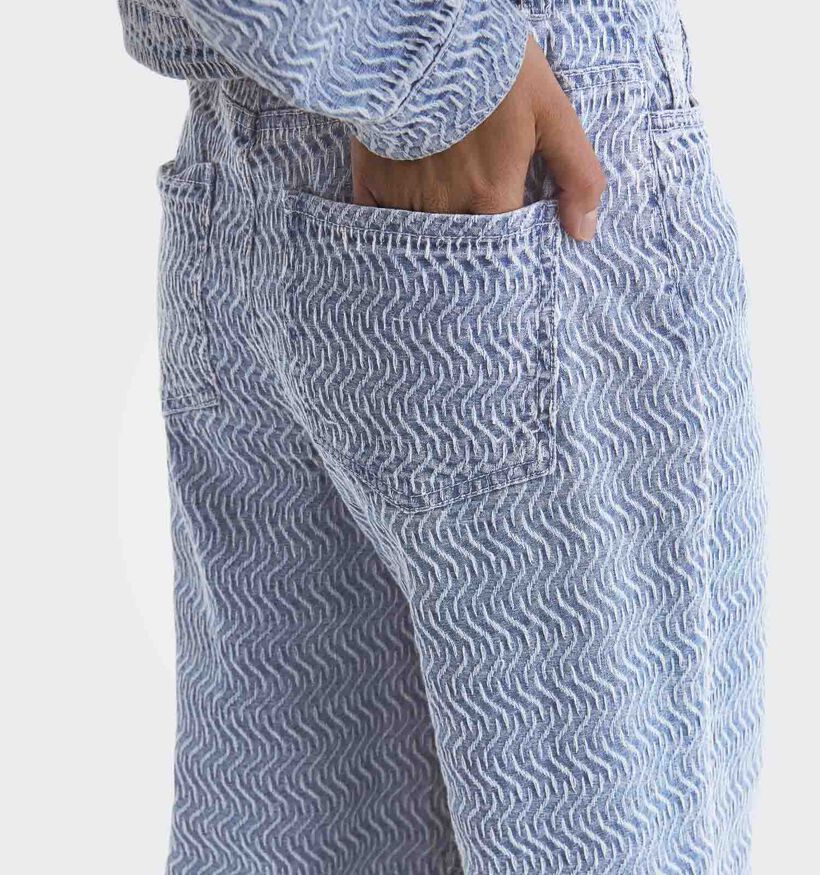 JDY Nico Rinsewash Straight leg jeans L32 en Bleu pour femmes (367884)