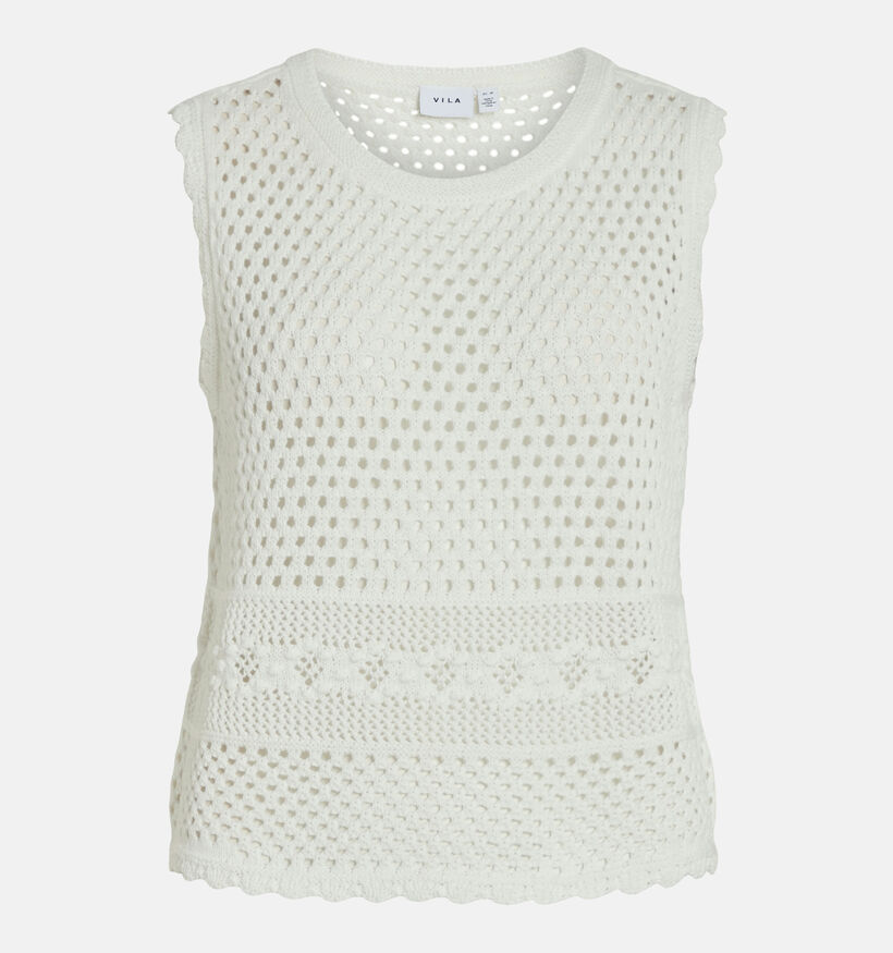 Vila Dolise Wit Crochet Top voor dames (342151)