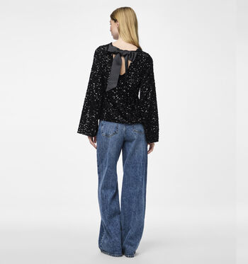 Pieces Blouses Noir