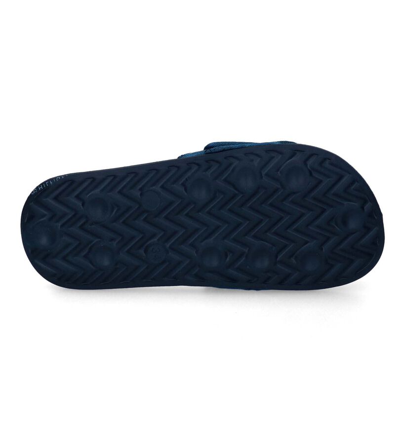 Tommy Hilfiger Claquettes en Bleu foncé pour garçons (303938)