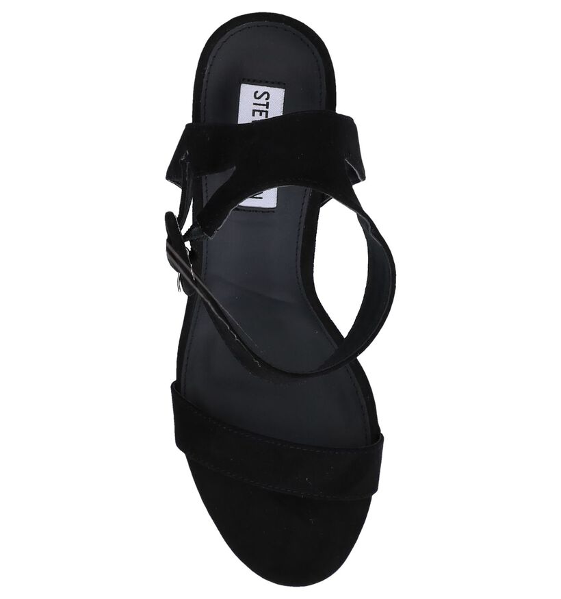 Steve Madden Malia Sandales en Noir en textile (248647)