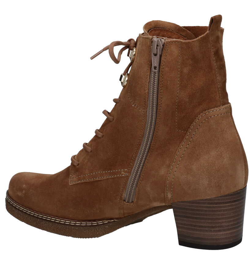 Gabor OptiFit Bottillons à talons en Cognac en daim (297248)