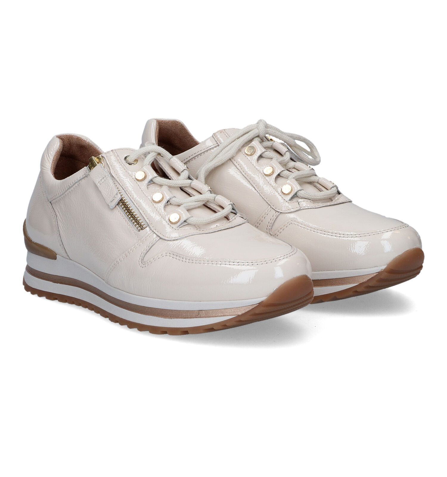 Gabor OptiFit Ecru Sneakers Dames Sneakers Online op TORFS.BE