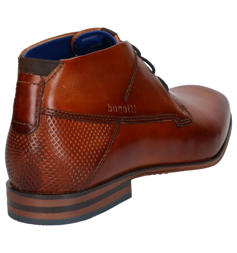 Bugatti Cognac Geklede Schoenen in leer (255344)