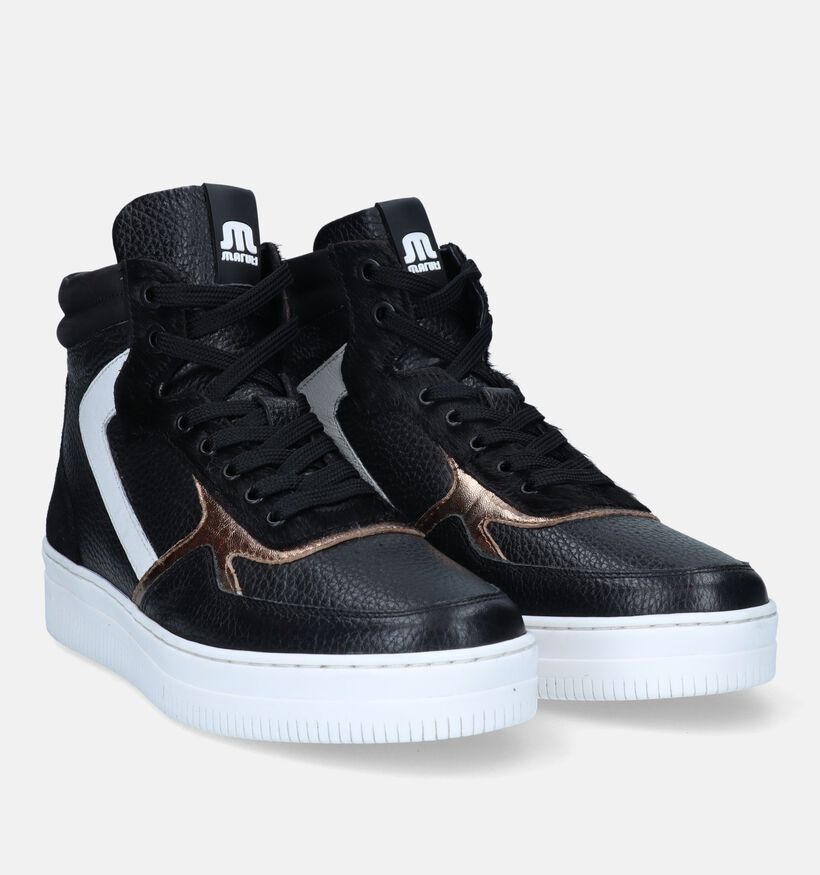 Maruti Mona Witte Hoge Sneakers voor dames (307891) - geschikt voor steunzolen