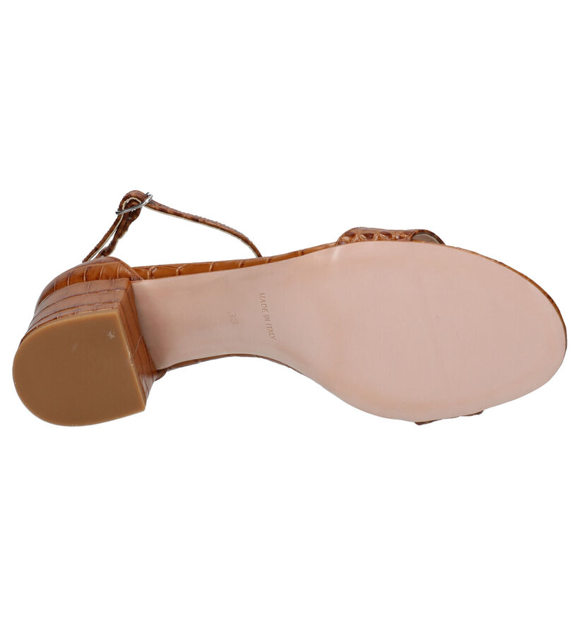 Via Limone Cognac Sandalen in leer (274165)