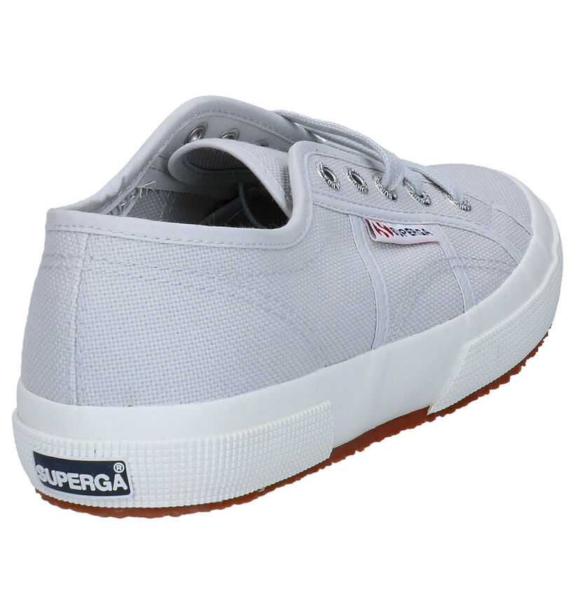 Superga Grijze Sneakers in stof (284295)