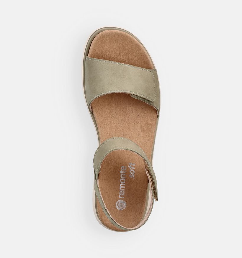 Remonte Groene Sandalen voor Steunzolen voor dames (370473) - geschikt voor steunzolen