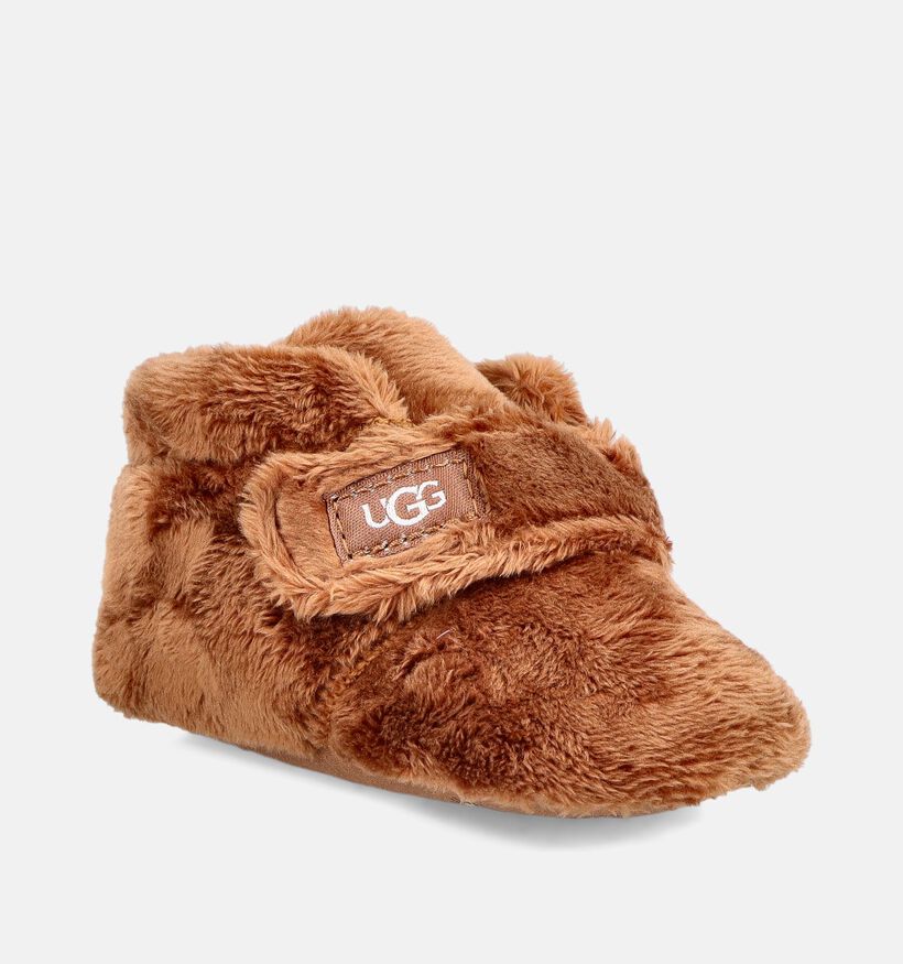 UGG Bixbee Pantoufles en Cognac pour filles (378076)