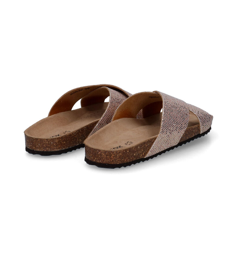 Geox Brionia Rose gold Slippers in leer (311575)