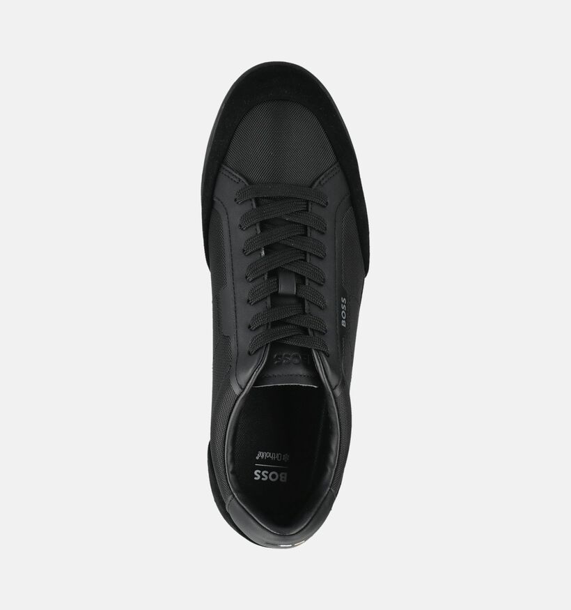 BOSS Nitan Chaussures plates en Noir pour hommes (375714) - pour semelles orthop&eacute;diques