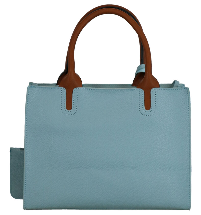 Via Limone Turquoise Handtas in leer (298967)