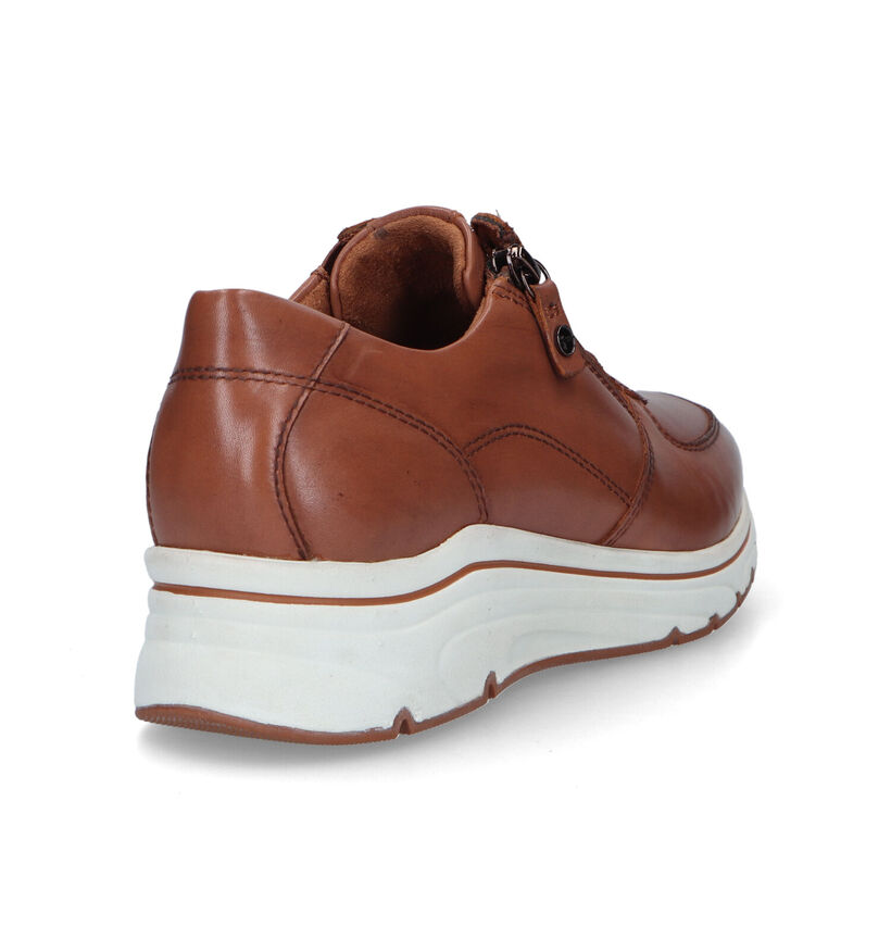 Tamaris Cognac Sneakers met sleehak voor dames (328291) - geschikt voor steunzolen