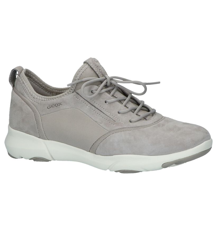 Geox Baskets basses en Gris clair en daim (220211)
