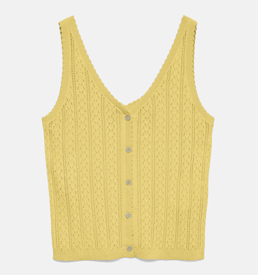 Vero Moda Lux Light D&eacute;bardeur en Jaune pour femmes (369400)