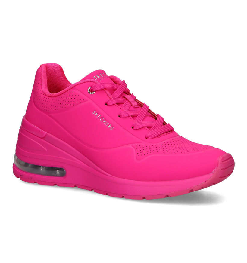 Skechers Million Air Elevated Baskets en Rose pour femmes (321381)