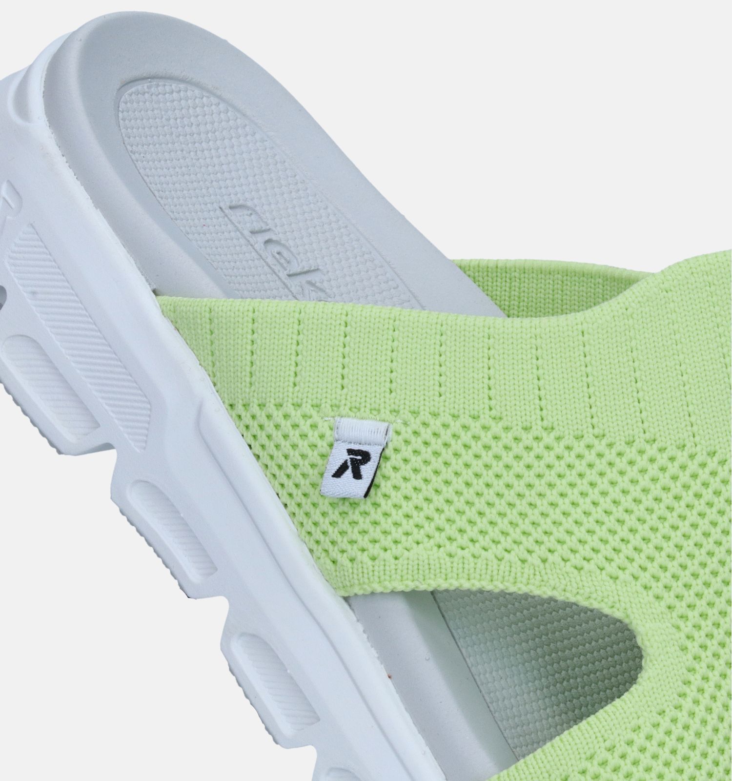 Rieker R Evolution Limoengroene Slippers Dames Slippers Online op TORFS .BE