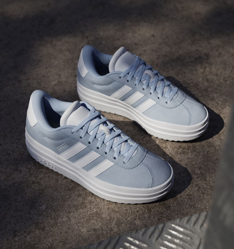 adidas VL Court Bold Blauwe Sneakers voor meisjes (357479)