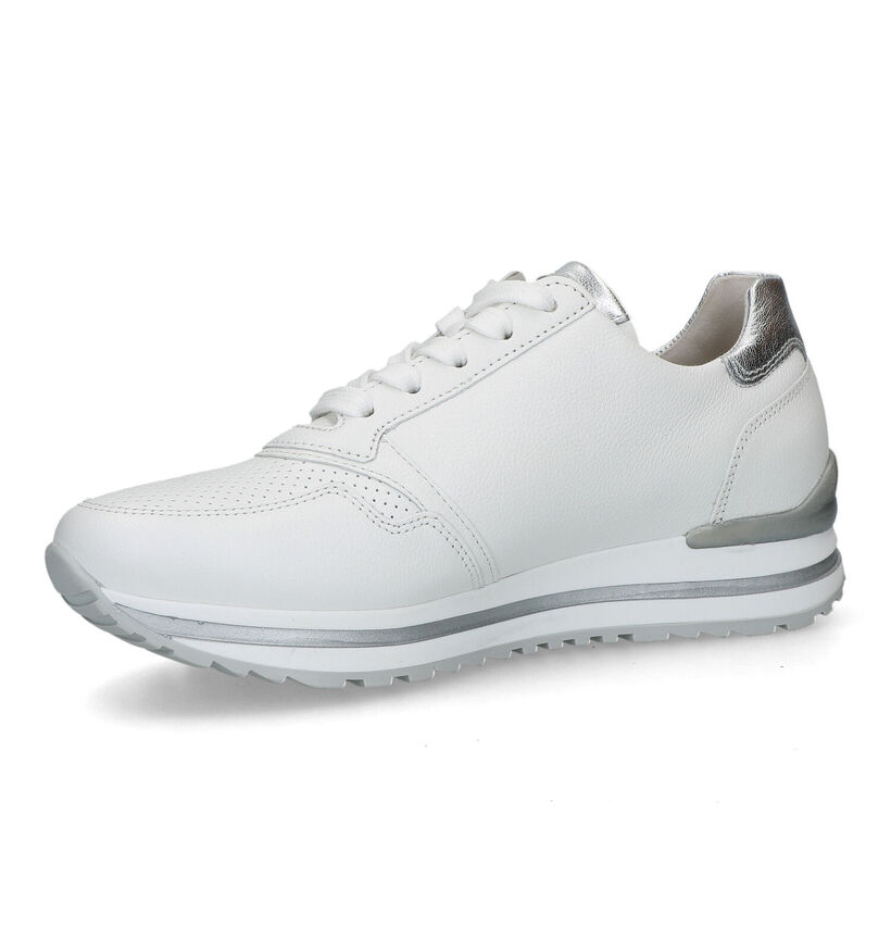 Gabor OptiFit Witte Sneakers in leer (319465)