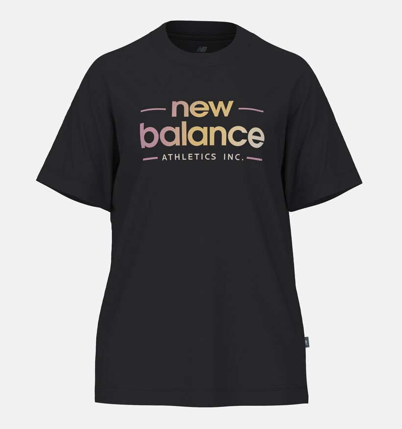 New Balance Zwarte T-Shirt voor dames (362074)