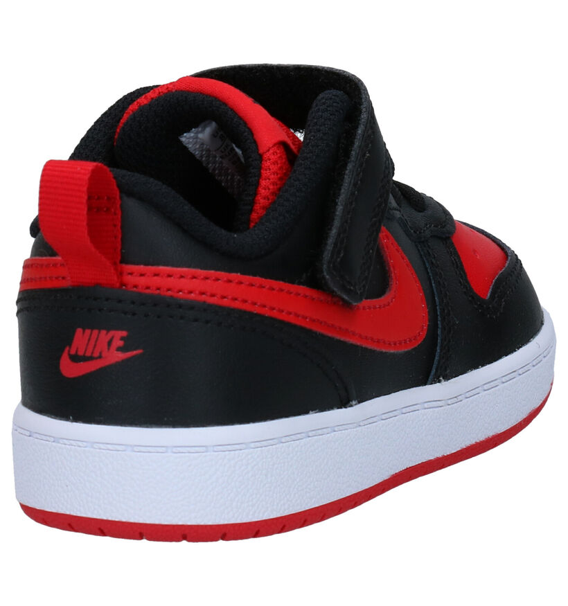 Nike Court Borough Baskets en Noir pour filles, garçons (325381)