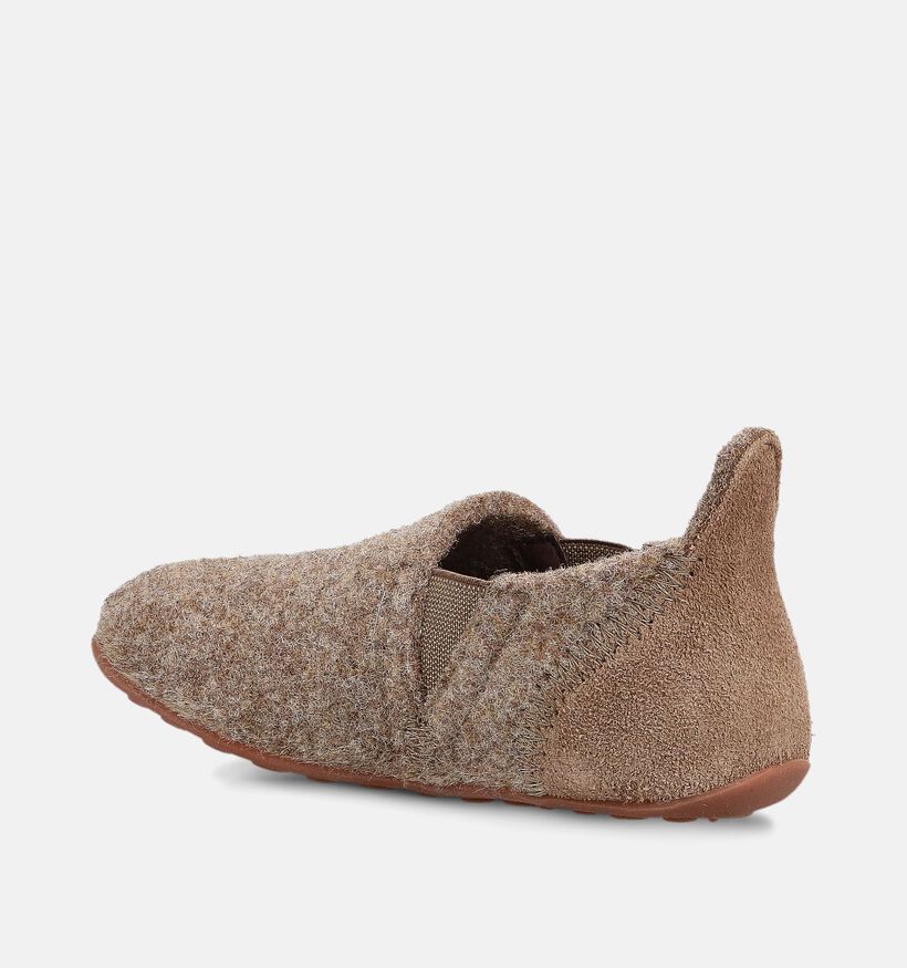 Bisgaard Camel Donkerbeige Pantoffels voor jongens (372369)