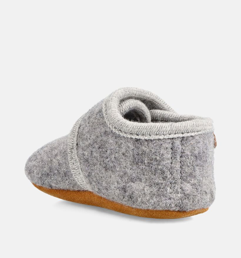 Enfant Grey Melange Pantoufles en Gris pour filles, gar&ccedil;ons (379549)