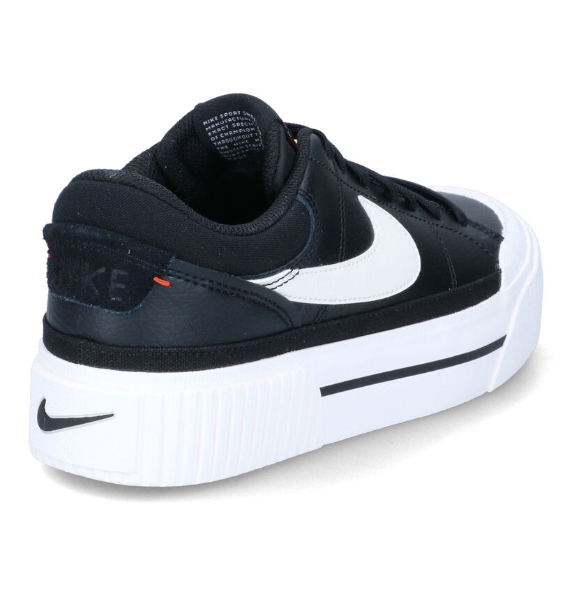 Nike Court Legacy Lift Zwarte Sneakers voor dames (316853) - geschikt voor steunzolen